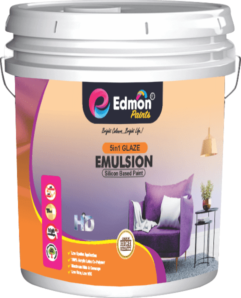 5 in glaze emulsion silicon based paint