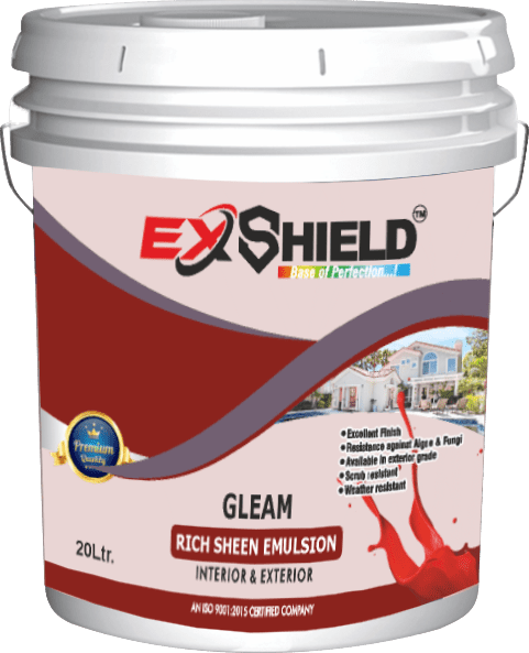 glossy emulsion polymer based paint