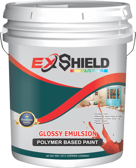 glossy emulsion polymer based paint