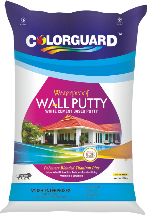 waterproof wall putty white cement based putty