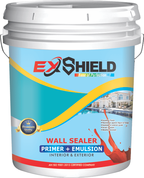 wall sealer primer + emulsion interior &exterior